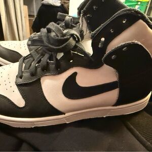 Nike dunk high Black and White Women's Sneakers
